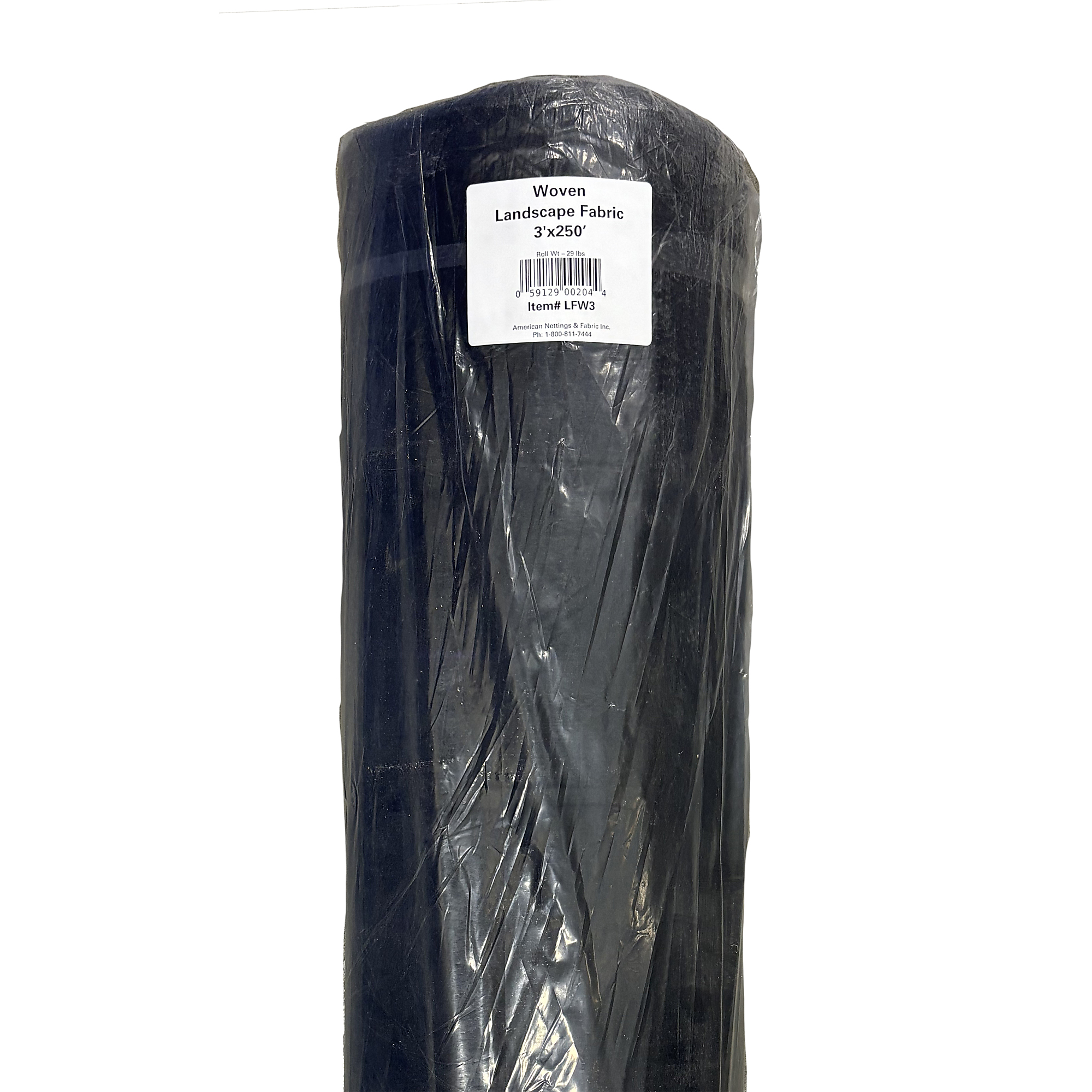 American Nettings & Fabric, Inc., Woven Landscape Fabric 3ft.x250ft., Model# LFW3